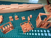 3d Printed 1/350 Duguay Trouin Cruiser(full Hull/waterline)